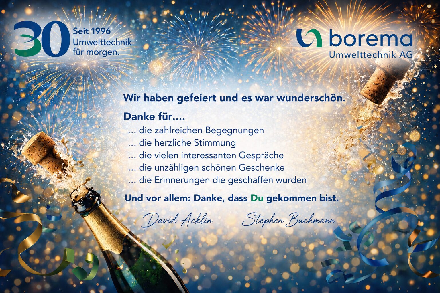 26/08 - Wir haben gefeiert und es war wunderschön